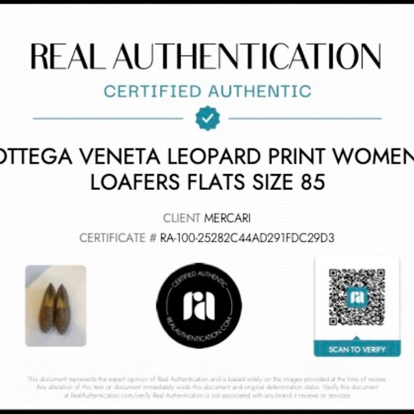 BOTTEGA VENETA Authenticate Leopard Print Women's Loafers Flats Size 8.5 - Picture 13 of 13